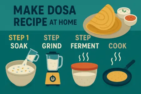 Make Dosa Recipe at Home