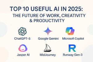Top 10 Useful AI in 2025: The Future of Work, Creativity & Productivity
